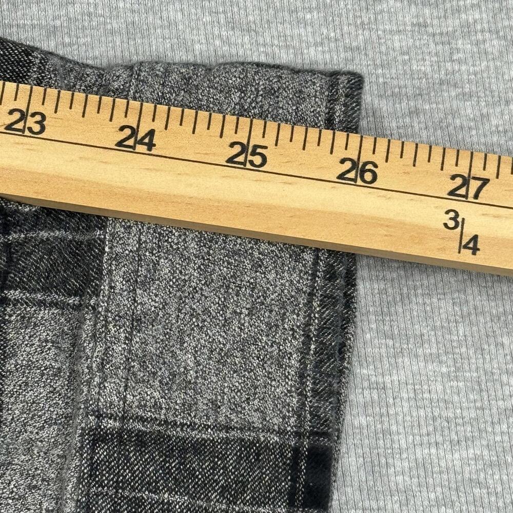 NWOT Carhartt Men's Loose Fit Flannel Plaid Casual Shirt 2XL Gray and Black - Picture 11 of 12